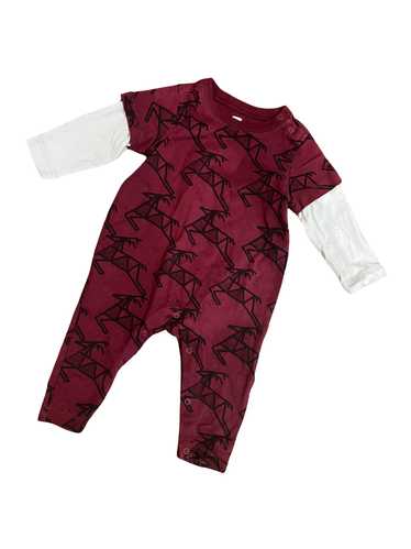 Tea Collection Geometric deer romper