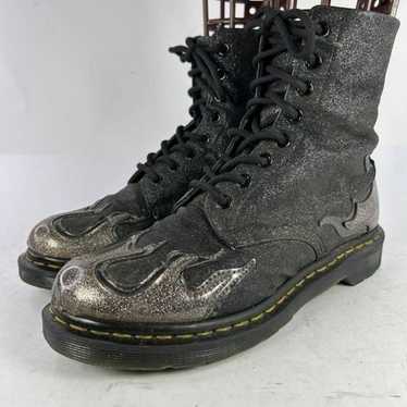 Dr. Martens Glitter Flame Pascal 1460 Boot US 8 B… - image 1