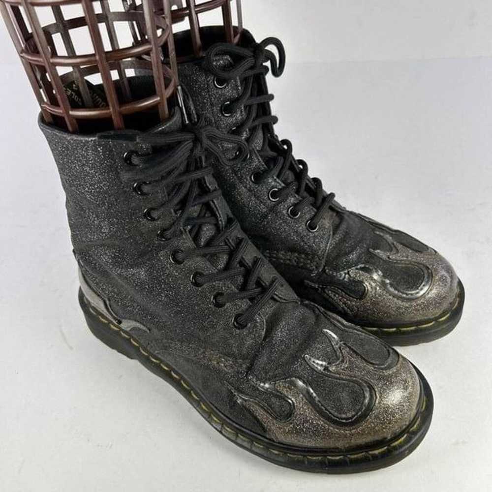 Dr. Martens Glitter Flame Pascal 1460 Boot US 8 B… - image 5