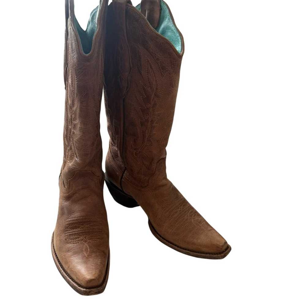 Corral Brown Leather Western Cowboy Boots Women’s… - image 2