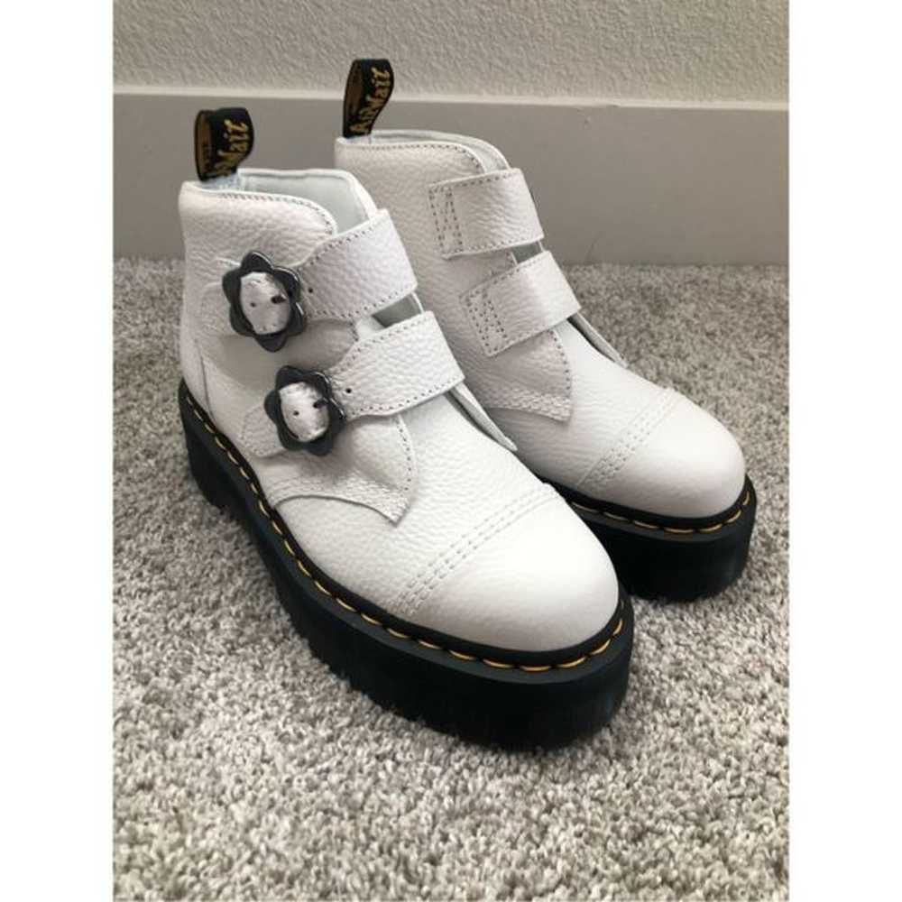 Dr Martens Devon Flower Quad Boots Women's Size 8 - image 1