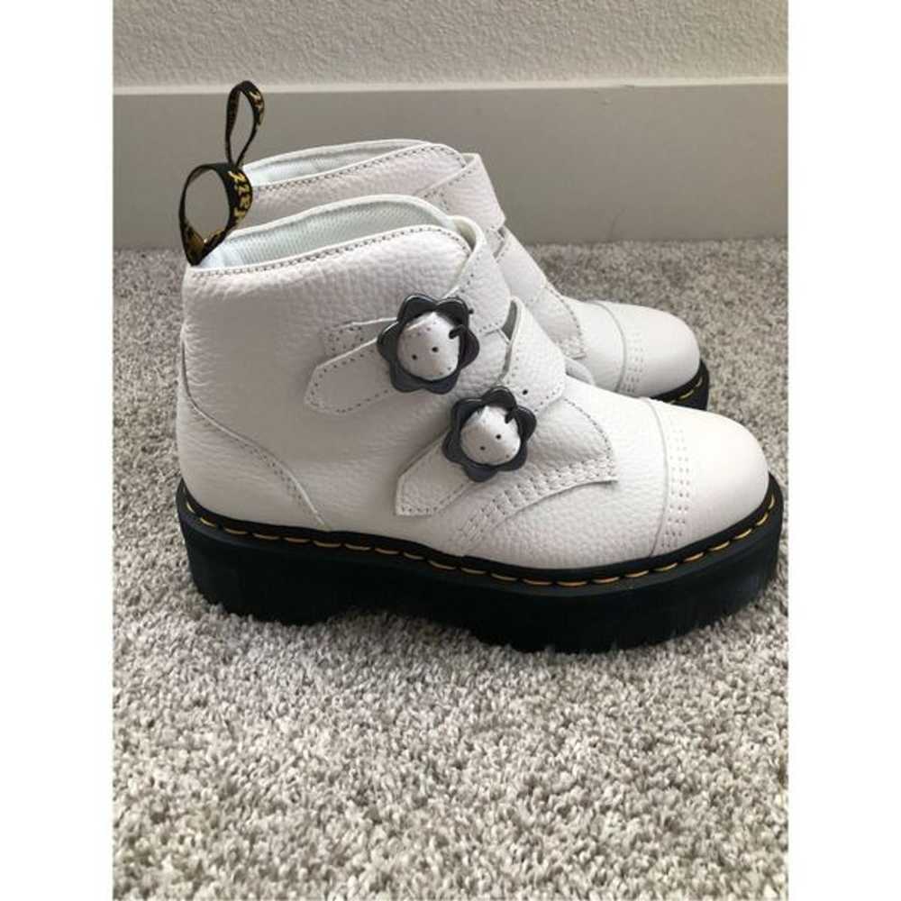 Dr Martens Devon Flower Quad Boots Women's Size 8 - image 2