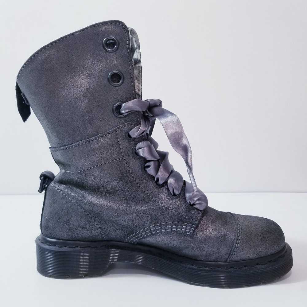 Dr. Martens Airwair Molly Distressed Gunmetal Boo… - image 2