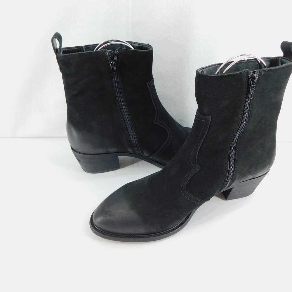 David Tate Baya Western Black Leather Bootie Wome… - image 5