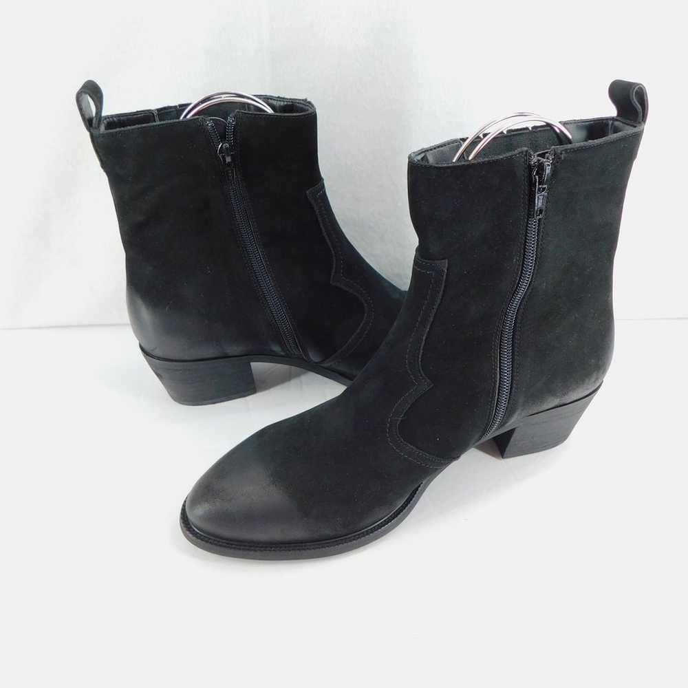 David Tate Baya Western Black Leather Bootie Wome… - image 9