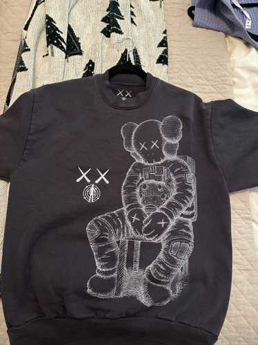 KAWS x Kid Cudi Moon Man GID Tee Shirt Size Large Vintage