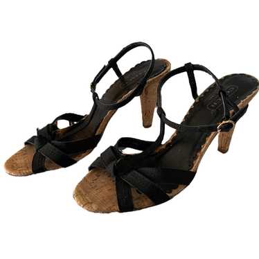 Coach Ginger Vintage Made In Italy Strappy Heels … - image 1