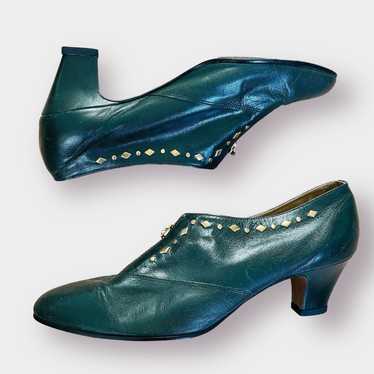 70s California Magdesians Green Heels