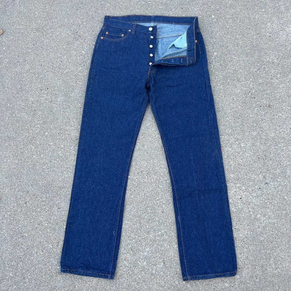 Levi's 80s Levi’s 501 Button Fly Straight Leg Jea… - image 2