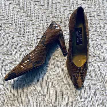 Vintage Stuart Weitzman python heels / pumps