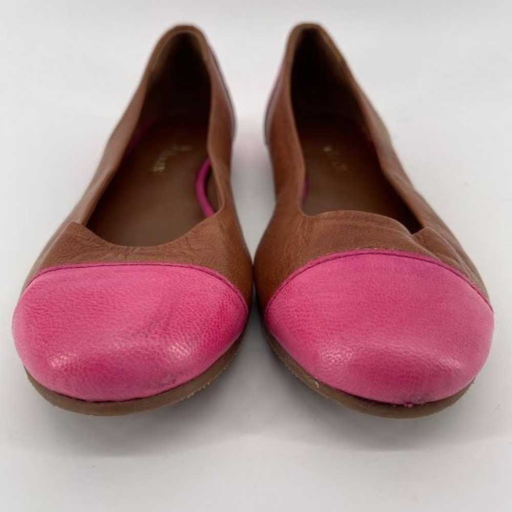 Cole Haan Pink and Brown Leather Ballet Flats Siz… - image 3