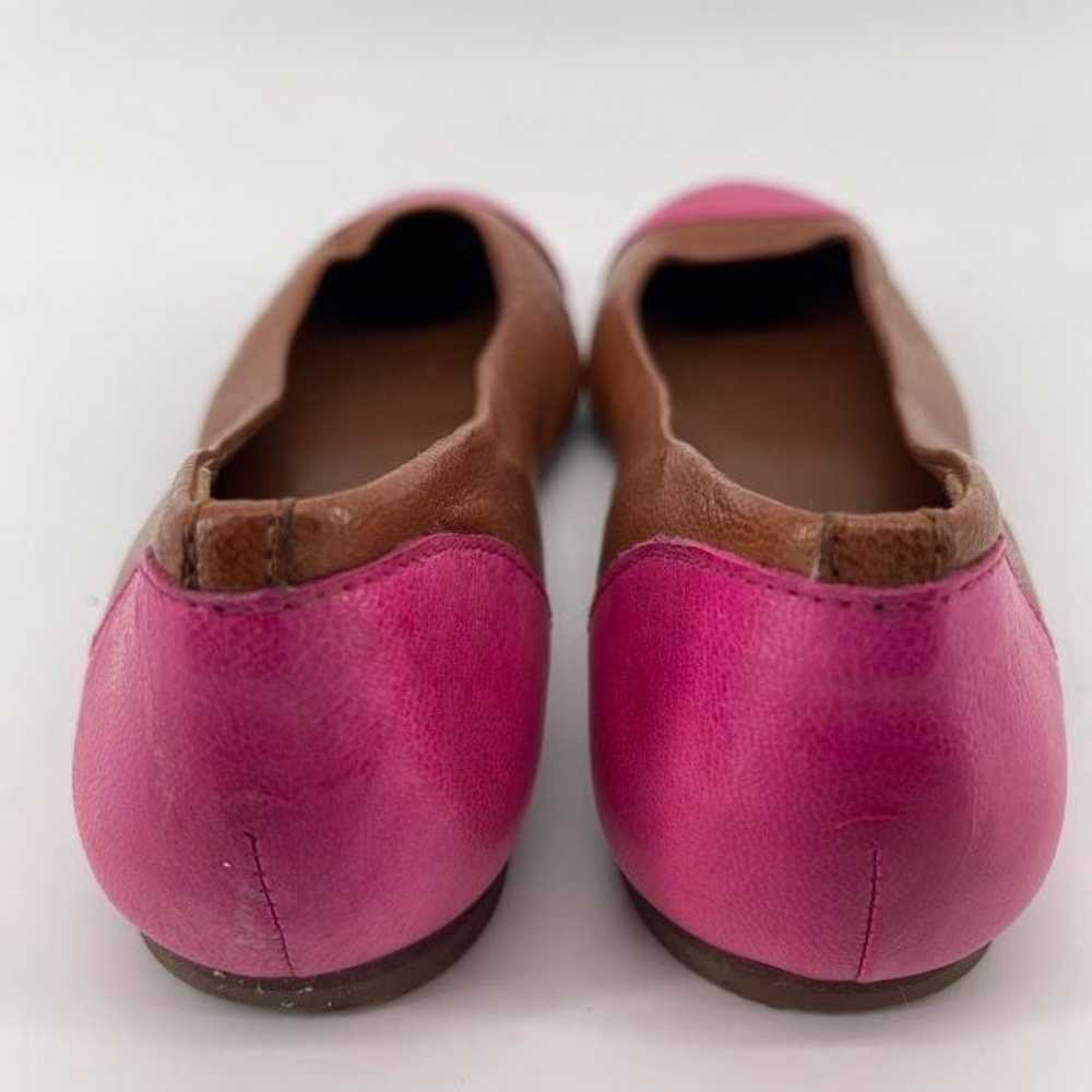 Cole Haan Pink and Brown Leather Ballet Flats Siz… - image 4