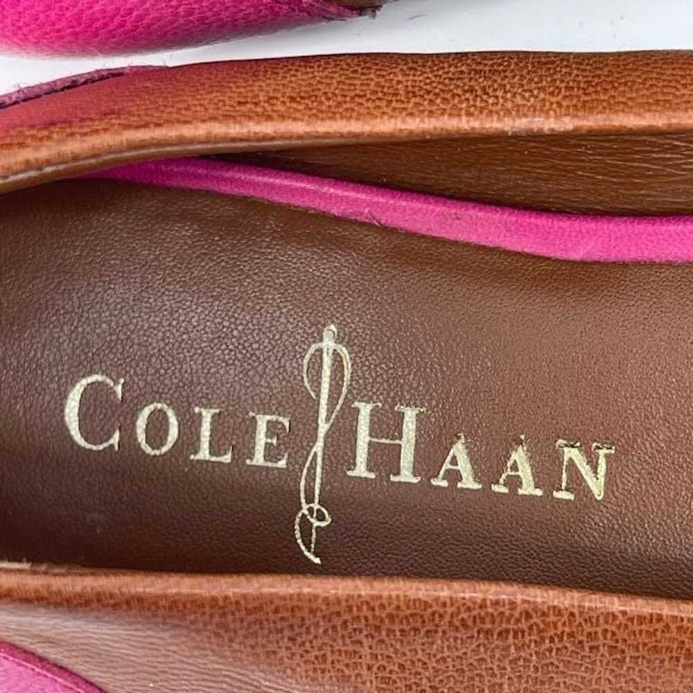 Cole Haan Pink and Brown Leather Ballet Flats Siz… - image 5