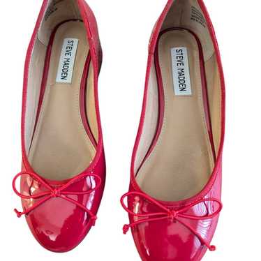 Steve Madden, ruby red pumps, size 7 - image 1