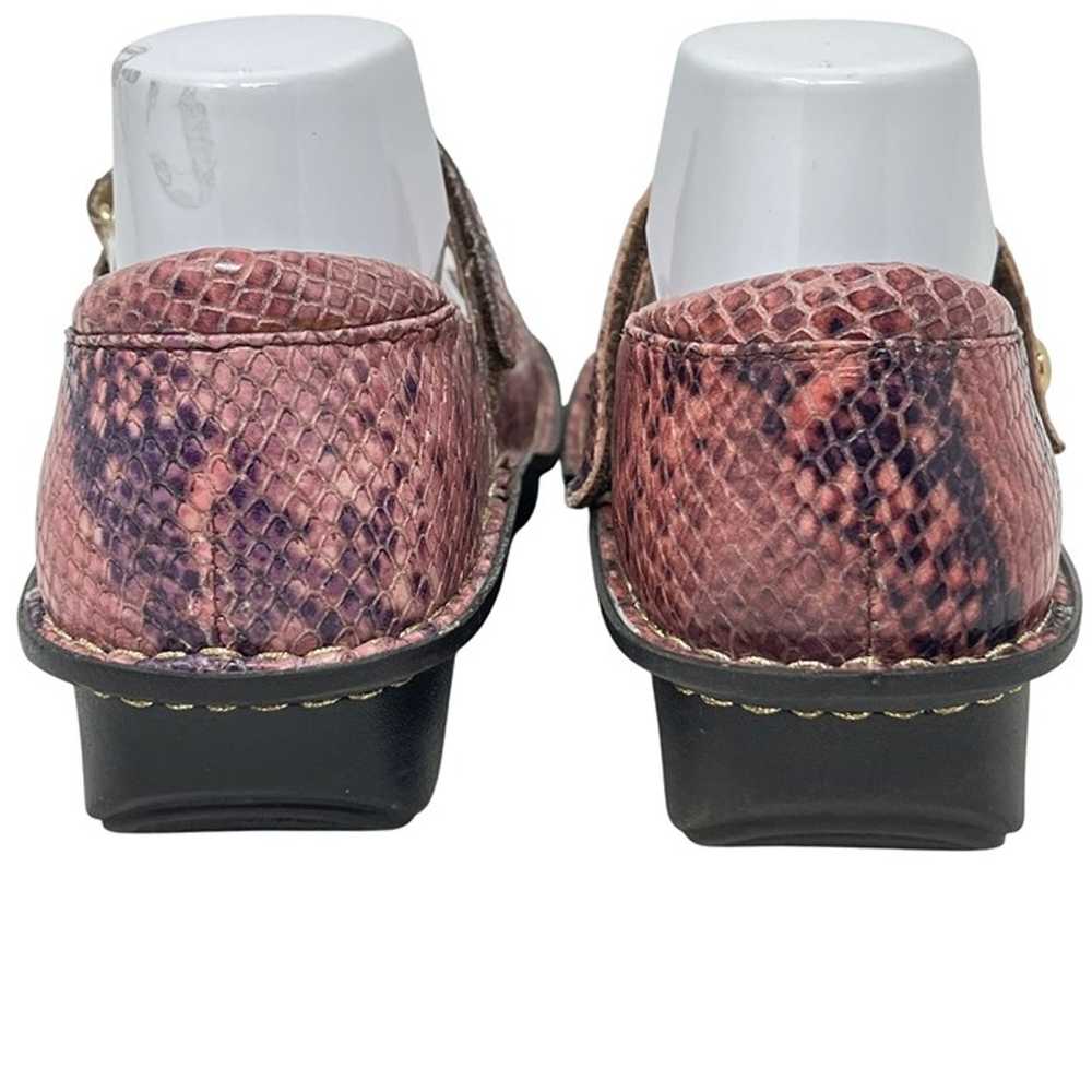 Alegria Womens Pink Belle Carmel Snake Print Leat… - image 5