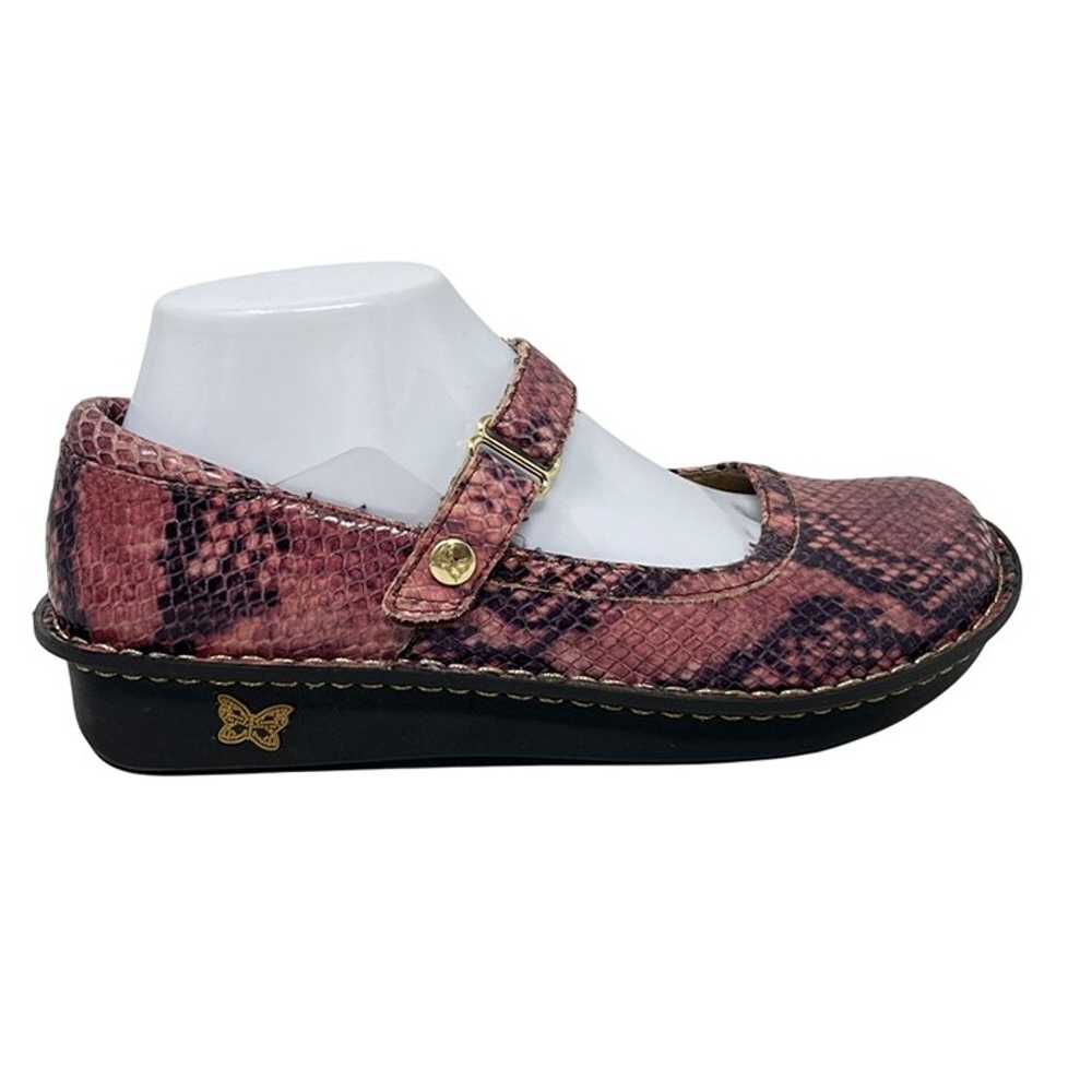 Alegria Womens Pink Belle Carmel Snake Print Leat… - image 7