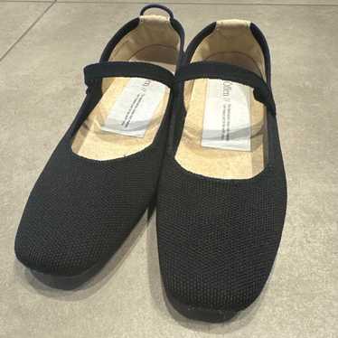 Öffen square-ONESTRA black flat shoes size 38