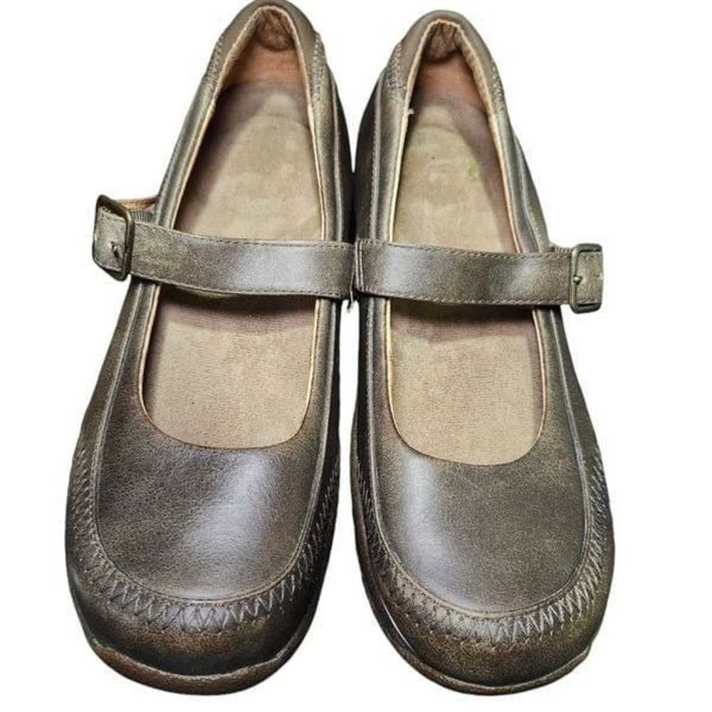 Dansko Kate Leather Mary Jane in Stone Size 37/6.… - image 2