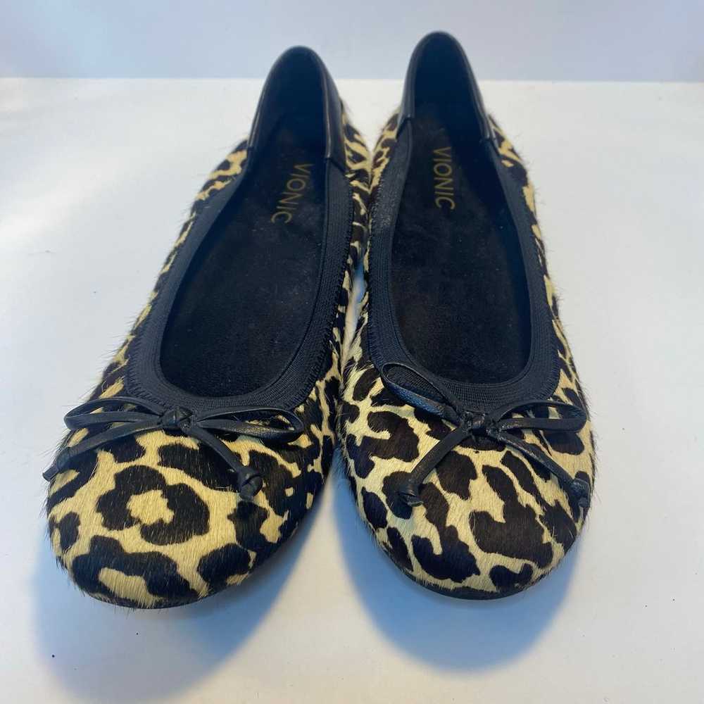 VIONIC “Matira” Leopard Print Hair Calf Cattle Re… - image 6