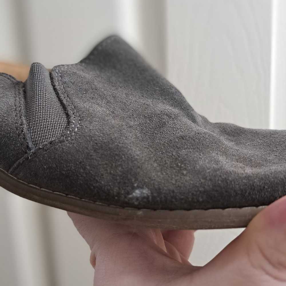 Franco Sarto • Slip On Suede Leather Gray Grey Sh… - image 10