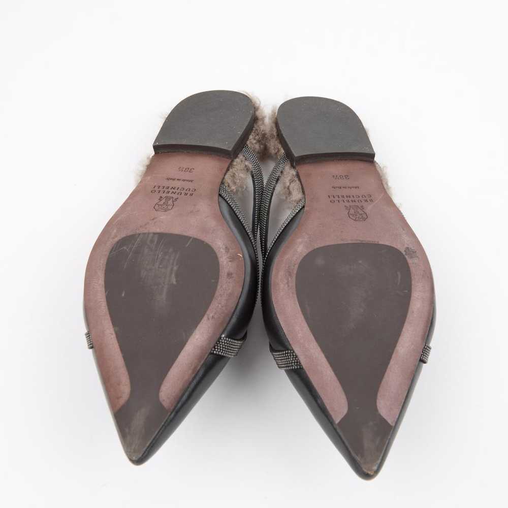 Brunello Cucinelli Leather mules - image 5