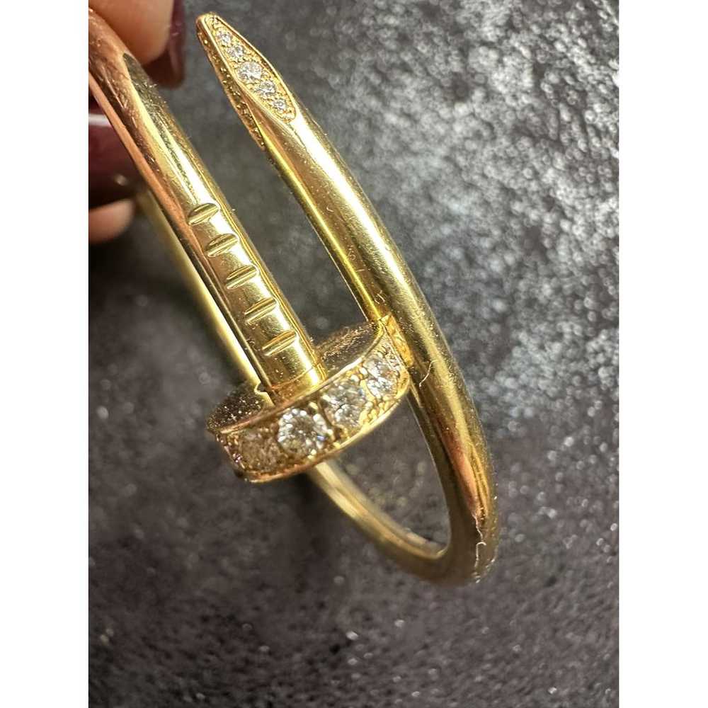 Cartier Juste un Clou yellow gold bracelet - image 8