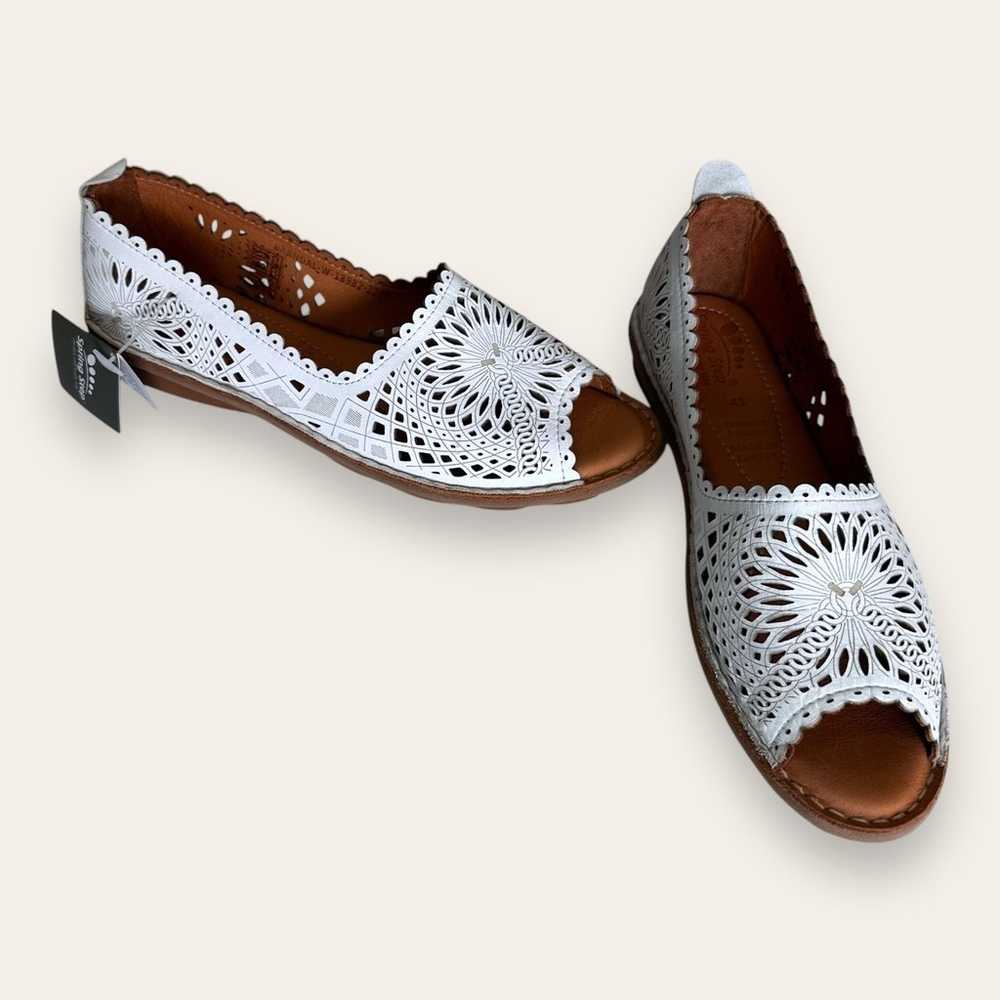 Spring Step Style: BRANDAL slip on white size 10 - image 2