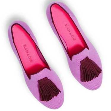 Rothys Flats 11.5 Pink Merino Tassel Loafer Limite