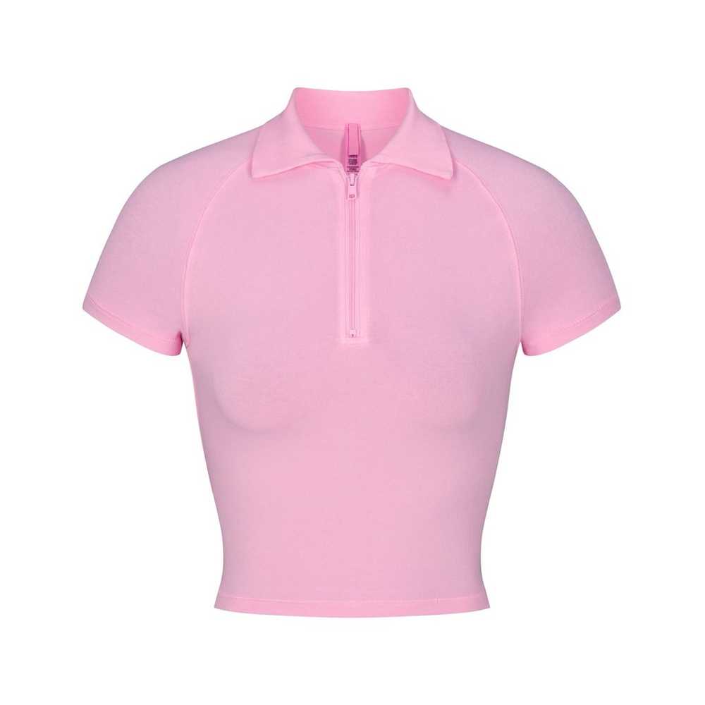 Skims New Vintage Sport Collared T-Shirt in Cotto… - image 1