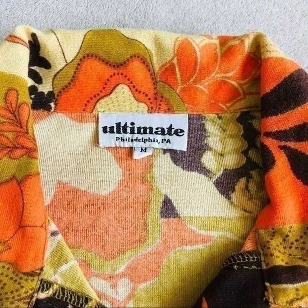 Ultimate Sleeveless Collared 70’s pattern Top - image 3