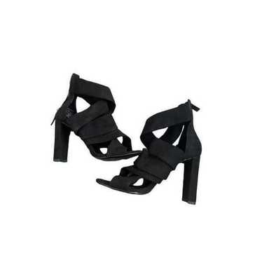 Zara Basic Collection suede black dress heels