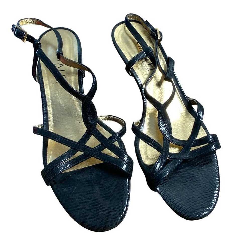 Amalfi Black Strappy Heels - image 1