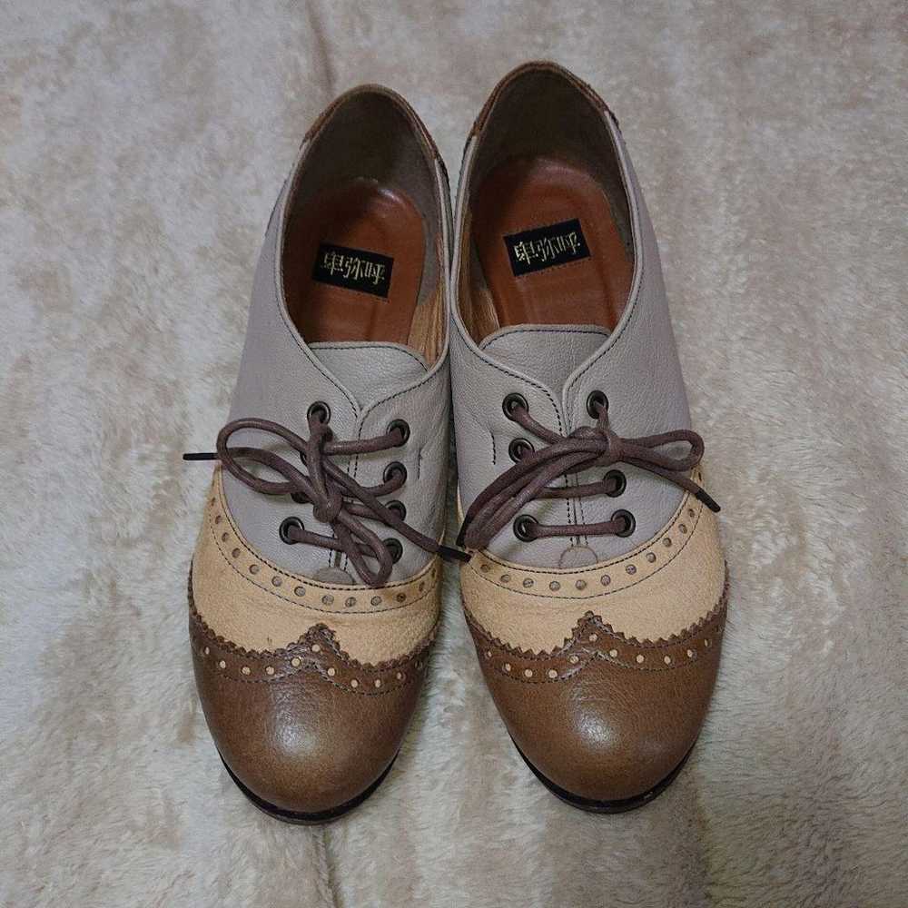 Himiko Lace-up Wingtip Leather Shoes - image 1