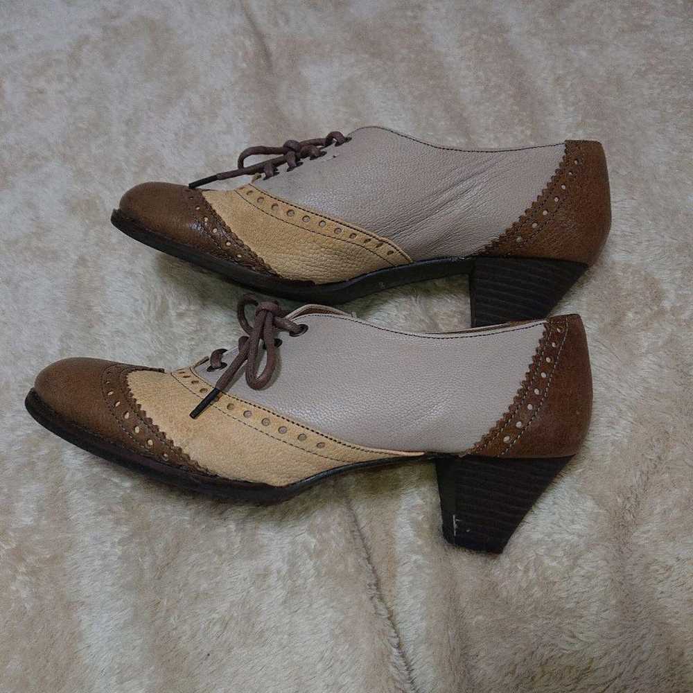 Himiko Lace-up Wingtip Leather Shoes - image 2