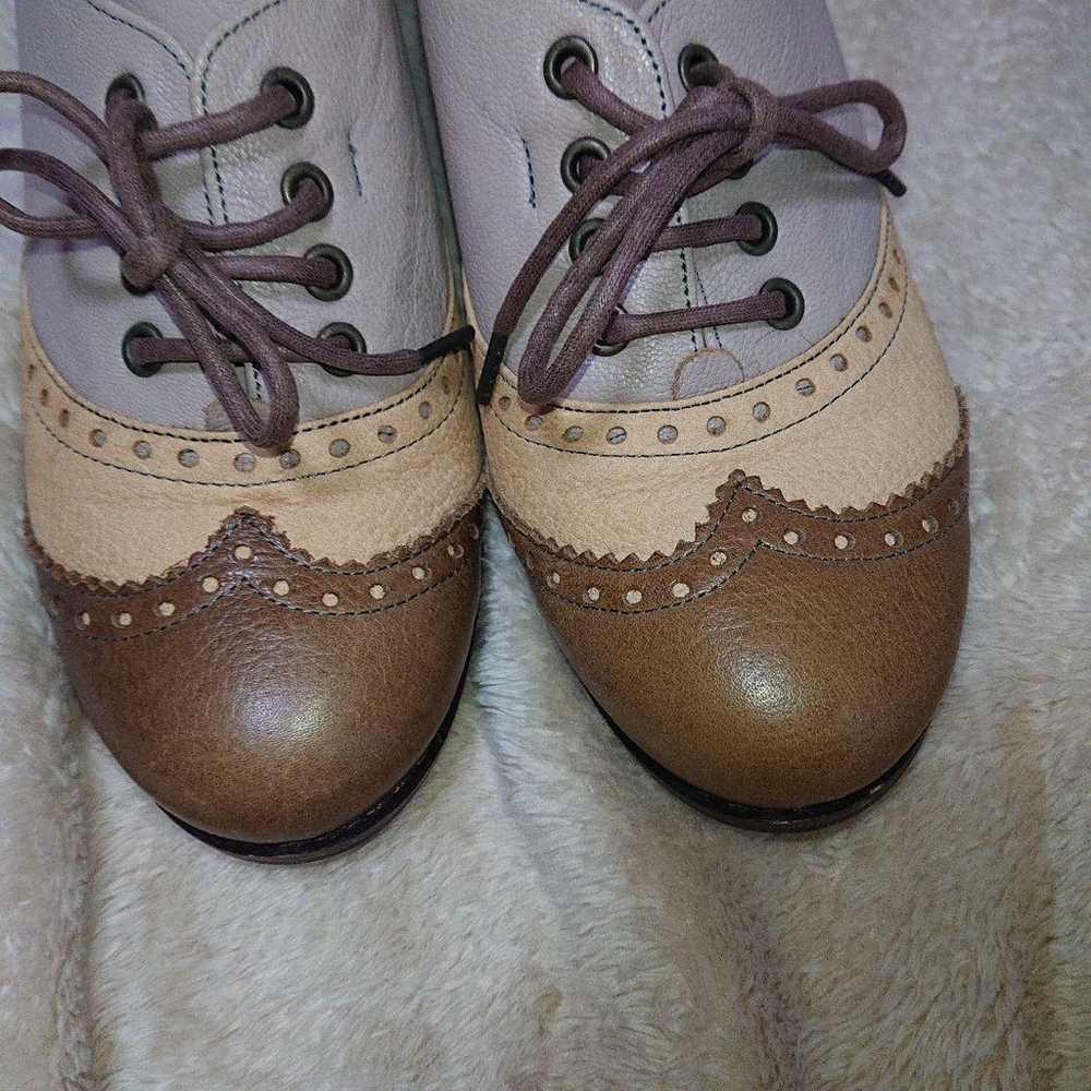 Himiko Lace-up Wingtip Leather Shoes - image 4