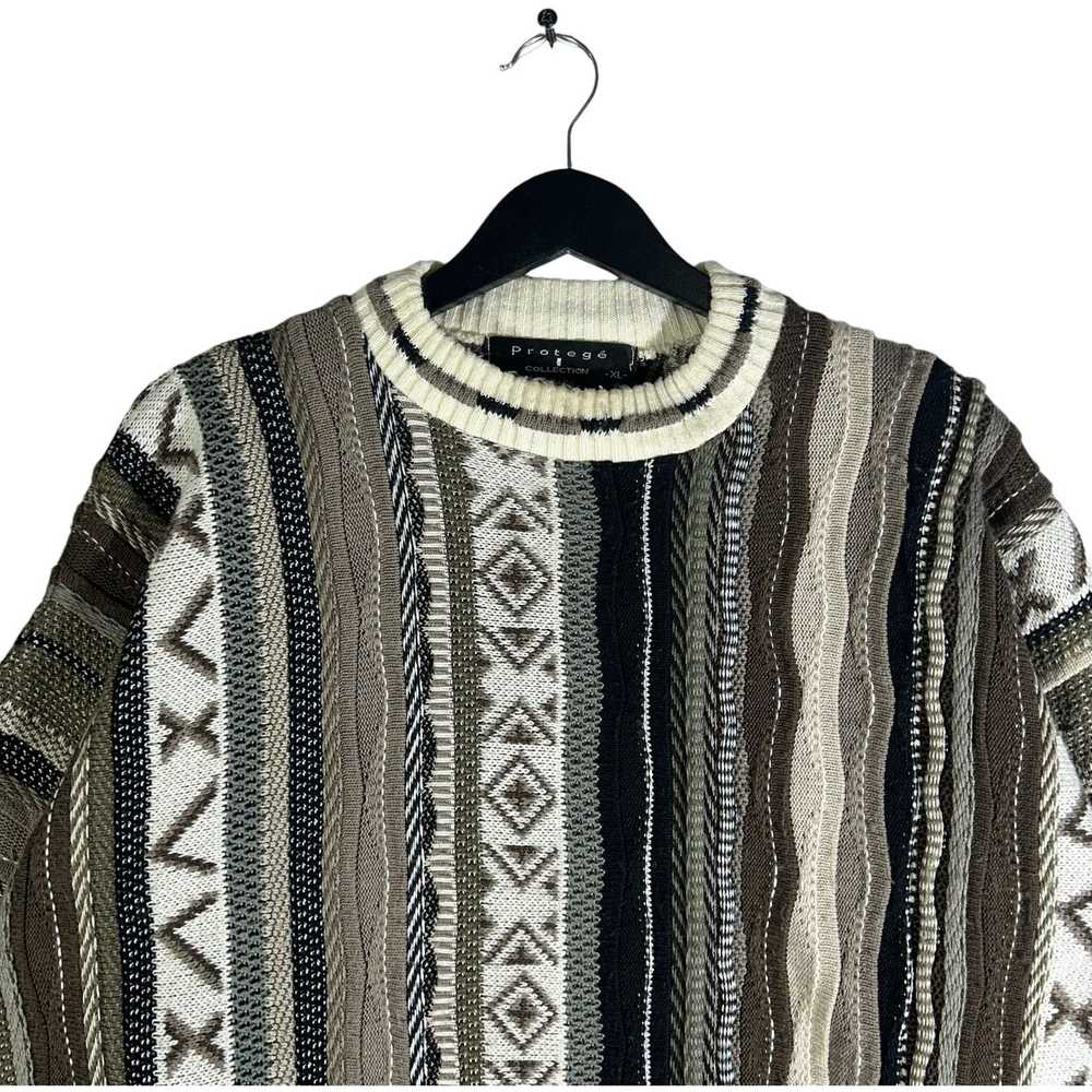 Protege Vintage Protege Collection 3D Knit Sweater - image 2