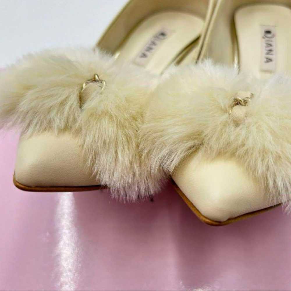 Diana fur-trimmed pumps - image 5