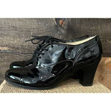 Women's Nine West Black Patent Leather 8 M Shoes … - image 1