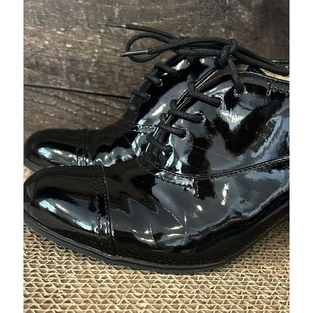 Women's Nine West Black Patent Leather 8 M Shoes … - image 2