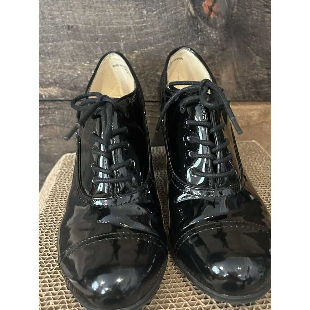 Women's Nine West Black Patent Leather 8 M Shoes … - image 5