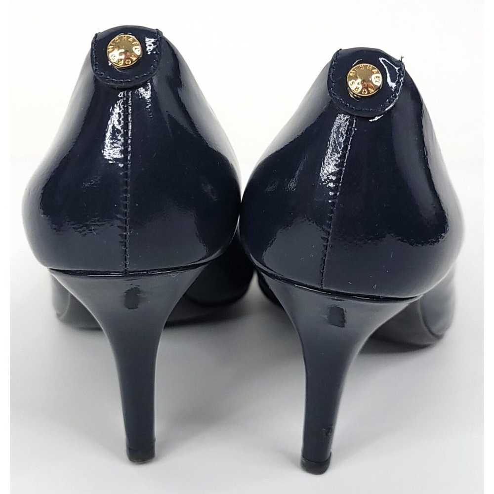 Michael Kors Womens Heels Size 8 M Blue Leather P… - image 10