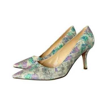 Kate Spade Leather Graphic Heels - image 1