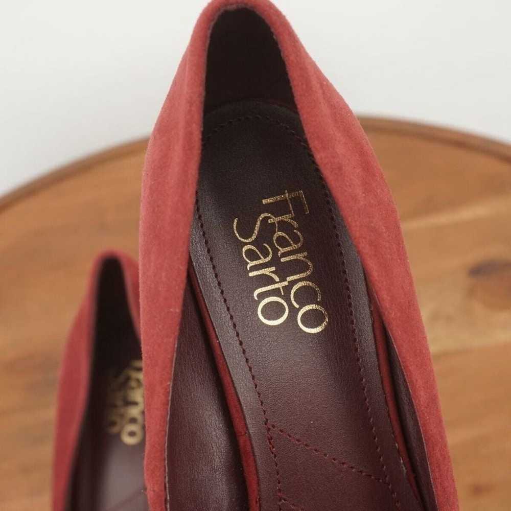 Franco Sarto Womens Jesslyn Pumps Block Heel Red … - image 9