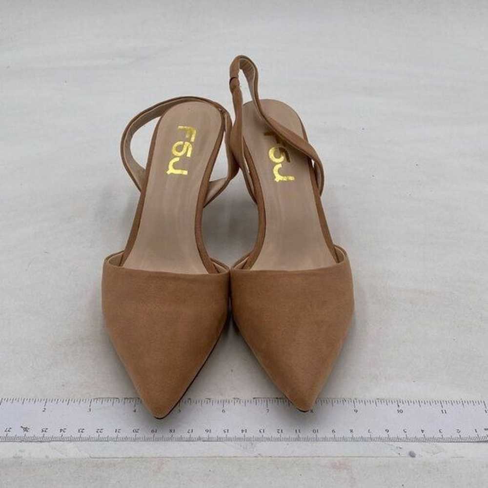 FSJ Women Fashion Low Kitten Heels Pumps Pointed … - image 3