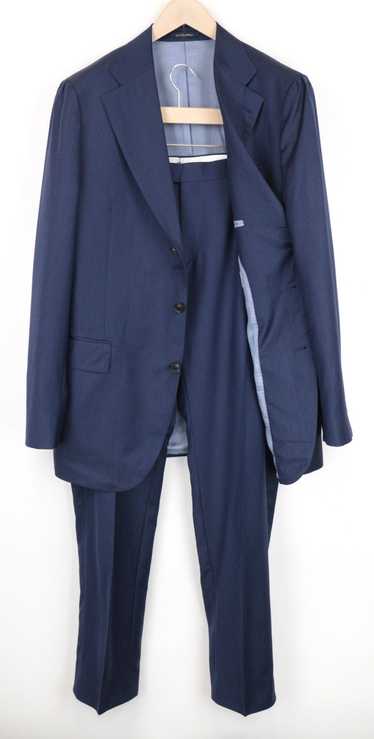 Suitsupply LA SPALLA UK48L Wool Blue Suit 68286