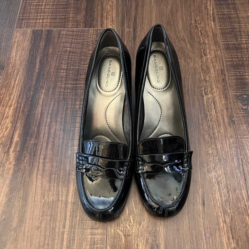 Like New! Bandolino Black Patent Academia Preppy … - image 4