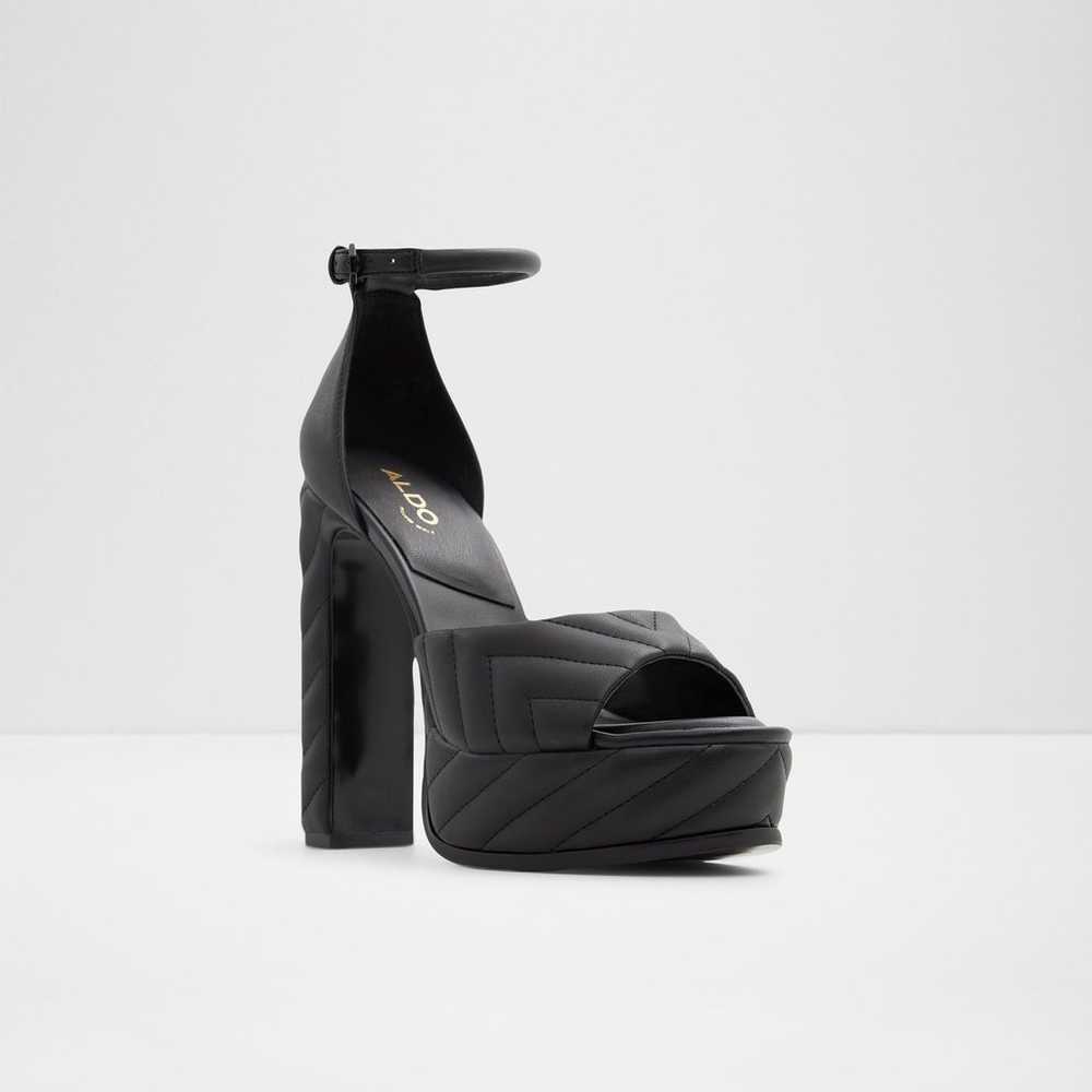 Aldo Milena Quilted Leather Platform Heel - image 3