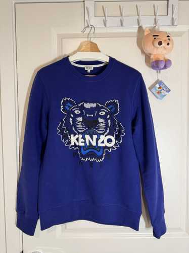 Kenzo Kenzo Paris Blue Black Tiger Sweatershirt Me