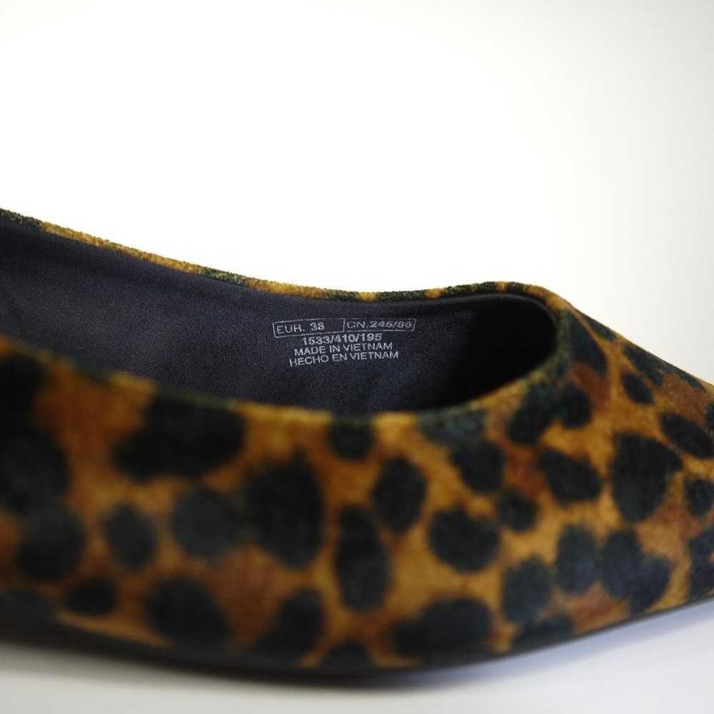 ZARA Animal Print Pointed-Toe Shoes Leopard Print… - image 10