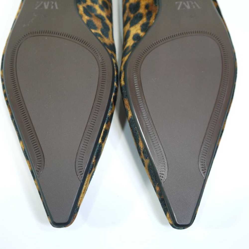 ZARA Animal Print Pointed-Toe Shoes Leopard Print… - image 11